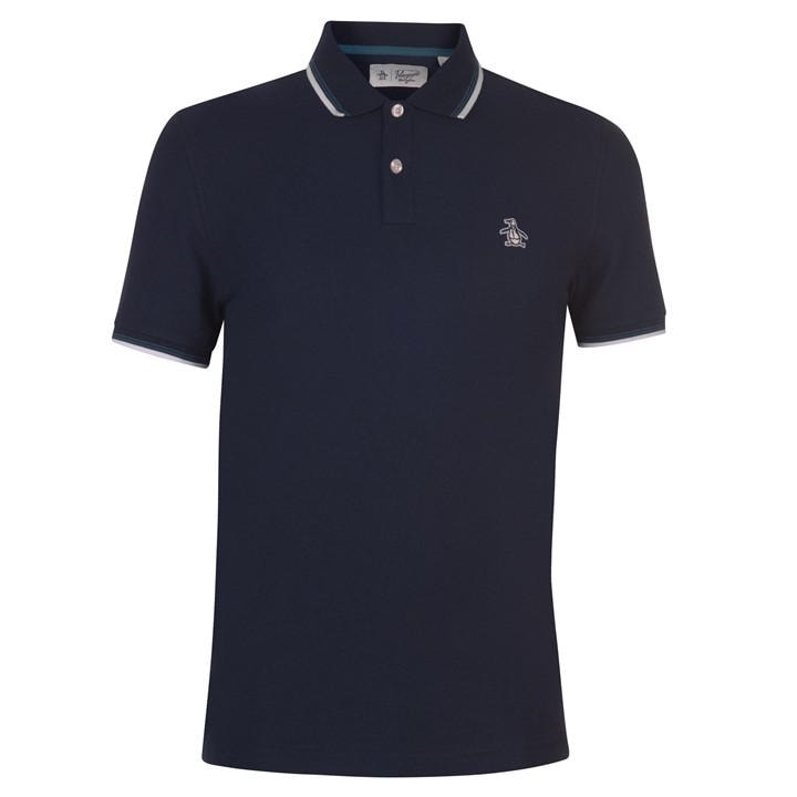Original Penguin Men' Blue Pete Polo Shirt in Size S, Sports Direct