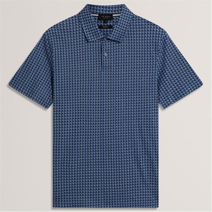 Ted Baker Men's Blue Short Sleeve Polo Shirt in Size 2XL, Sports Direct