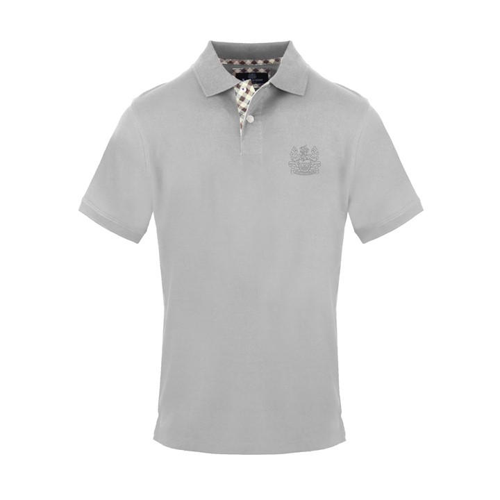 Aquascutum Men's Grey Polo