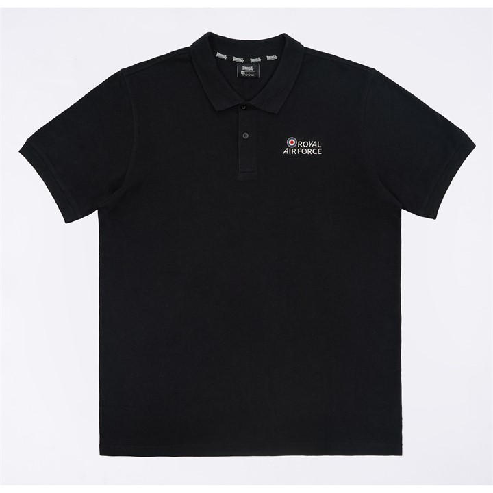Lonsdale Men' Black Raf Polo in Size S, Sports Direct