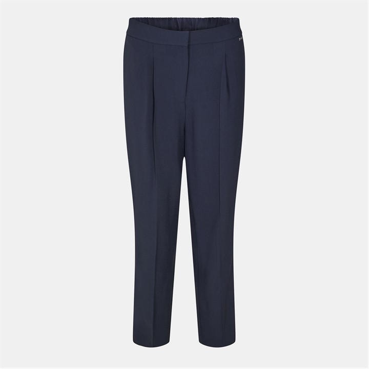 Boss Women's Blue Talosa Straight Leg Trousers in Size 12, Sports Direct