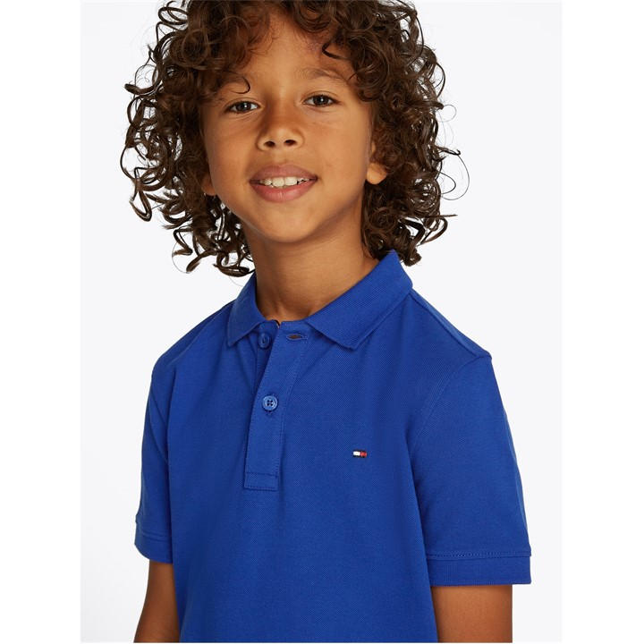 Tommy Hilfiger Boys Blue Polo in Size 14 - 16 Years, Sports Direct