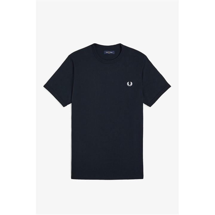 Fred Perry Men's Blue Ringer T-Shirt in Size 2XL, Sports Direct
