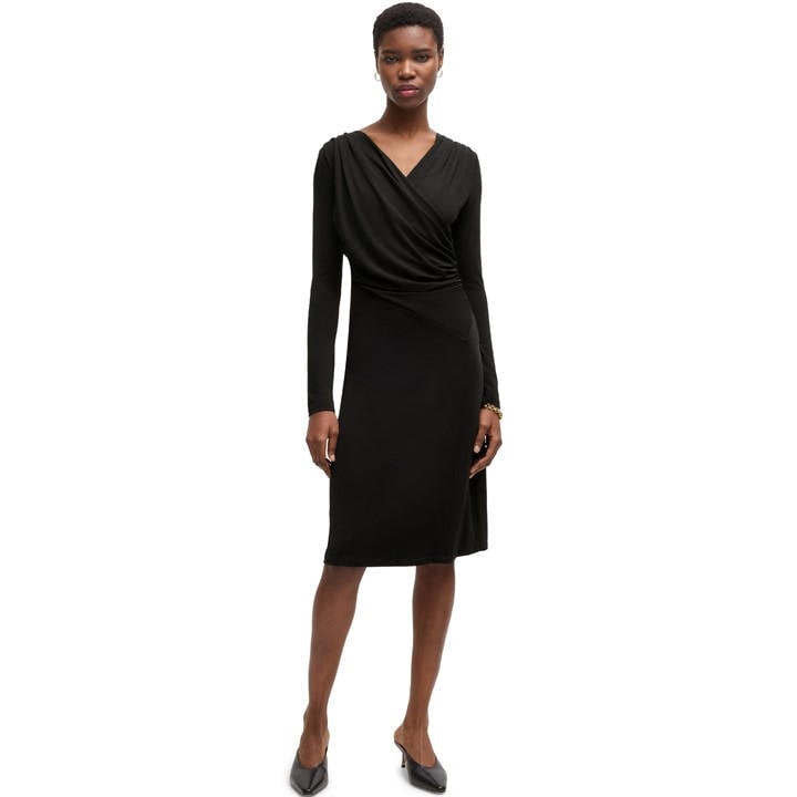 Boss Women's Black Eular Short Sleeve Polo Shirt in Size 10, Sports Direct