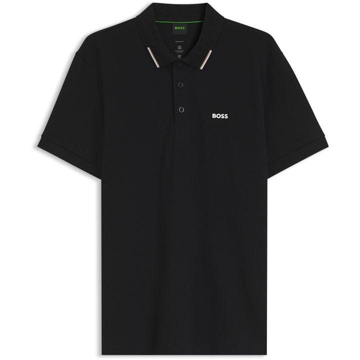 Boss Men's Black Short Sleeve Polo Shirt in Size XL, Sports Direct