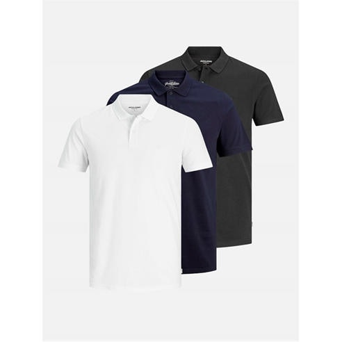 Jack and Jones - 3-pack Basic Polo Mens
