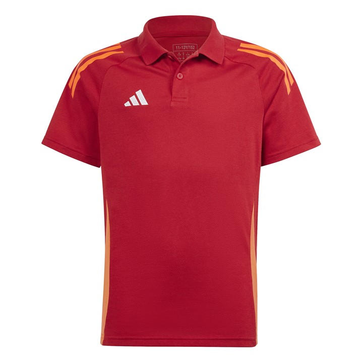 Adidas  Kids Red ' Tiro24 Performance Polo Shirt in Size 14 Years, Sports Direct