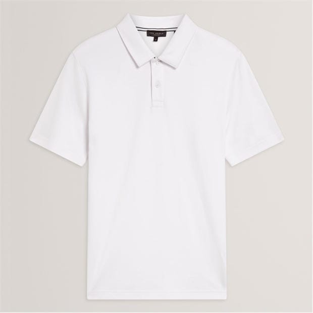 White - Ted Baker - Mens Short Sleeve Polo Shirt
