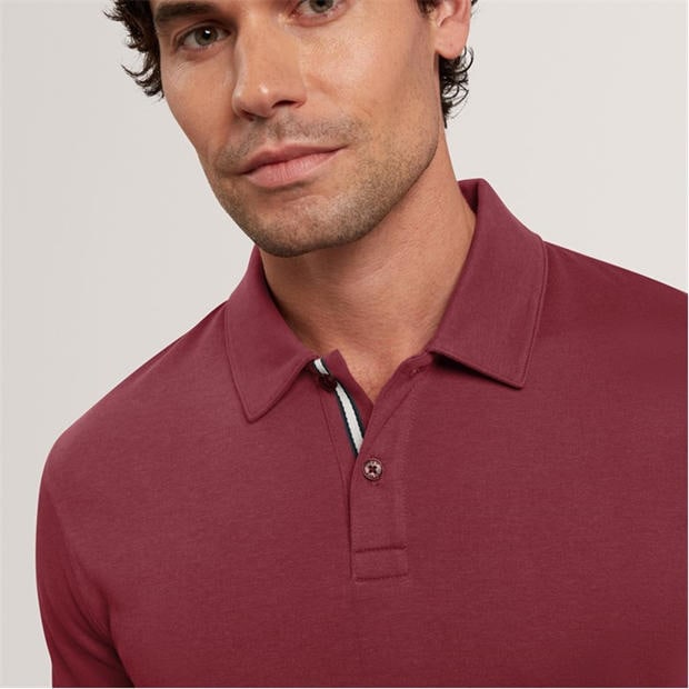 Wine - Ted Baker - Mens Short Sleeve Polo Shirt