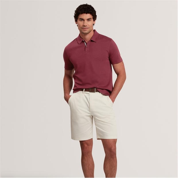 Wine - Ted Baker - Mens Short Sleeve Polo Shirt