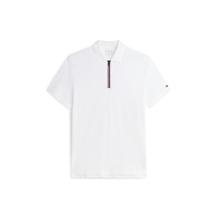 Tommy Hilfiger Men's White Short Sleeve Polo Shirt in Size 2XL, Sports Direct
