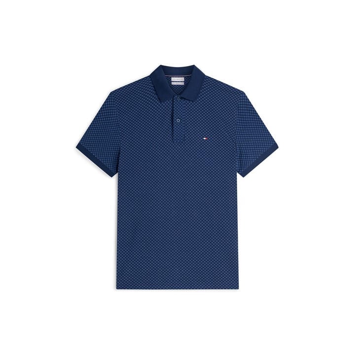 Tommy Hilfiger Men's Blue Short Sleeve Polo Shirt in Size M, Sports Direct