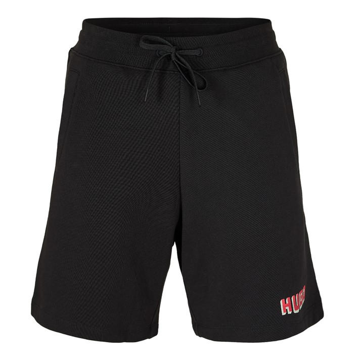 Hugo Men's Black Diqoshort Woven Tracksuit Shorts in Size XL, Sports Direct