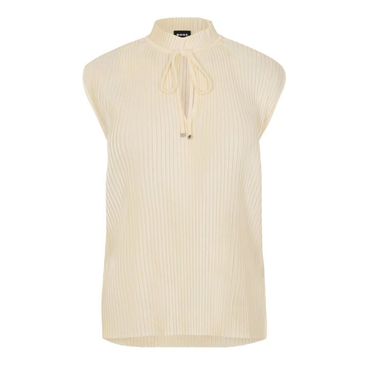 Boss Women's White Emalla 10259697 01 Vest in Size 10, Sports Direct