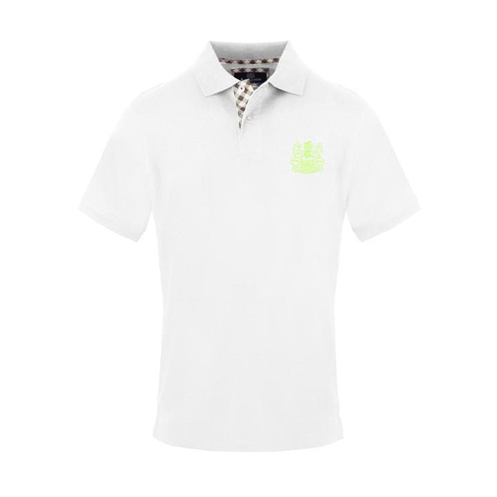 Aquascutum Men's White Polo Short Sleeve Polo Shirt in Size XL, Sports Direct