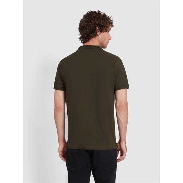 Вечнозелено 357 - Farah - Short Sleeve Polo Shirt