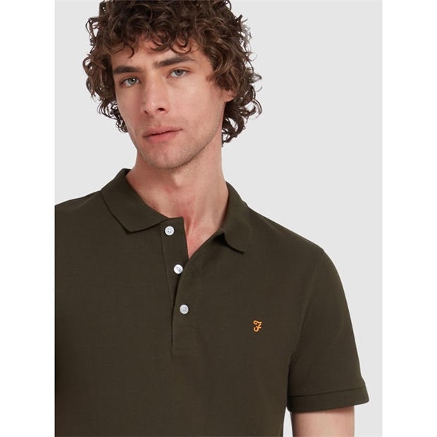 Вечнозелено 357 - Farah - Short Sleeve Polo Shirt