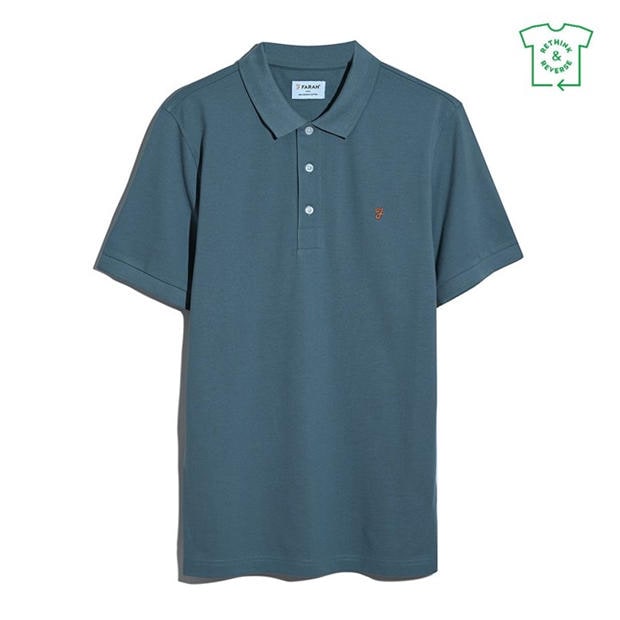 Креда Синя 413 - Farah - Short Sleeve Polo Shirt