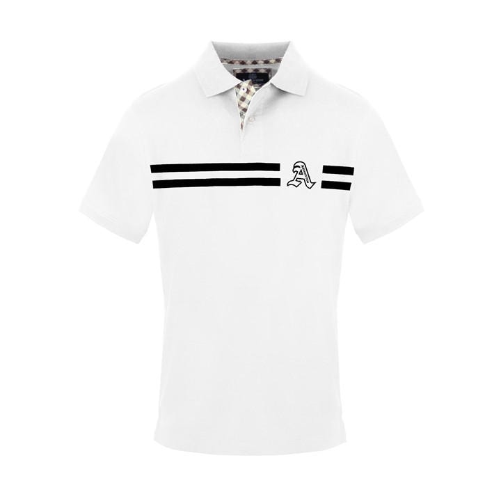 Aquascutum Men's White Polo Short Sleeve Polo Shirt in Size XL, Sports Direct