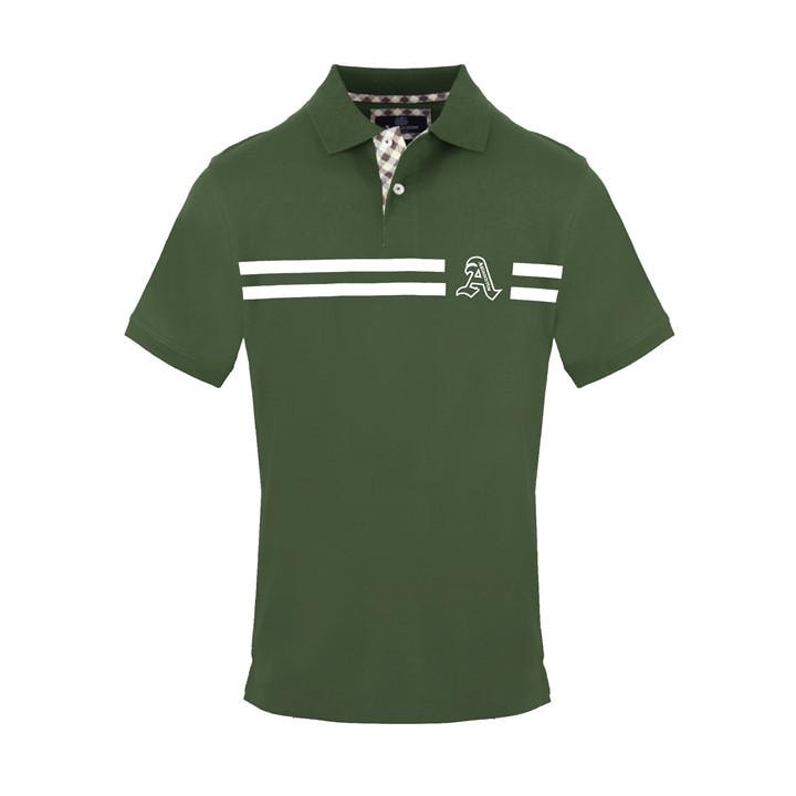 Aquascutum Men's Green Polo Short Sleeve Polo Shirt in Size XL, Sports Direct