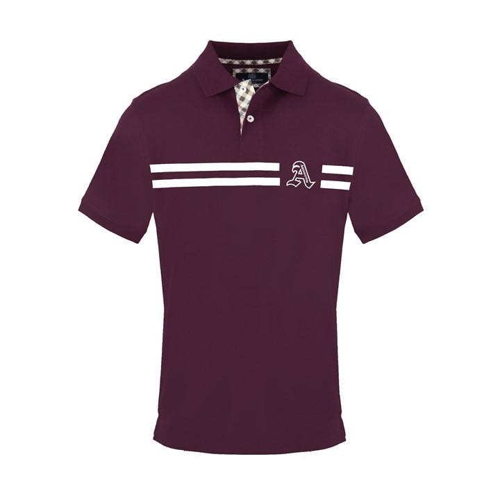 Aquascutum Men's Red Polo Short Sleeve Polo Shirt in Size M, Sports Direct