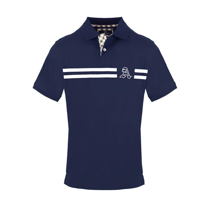 Aquascutum Men's Blue Polo Short Sleeve Polo Shirt in Size XL, Sports Direct