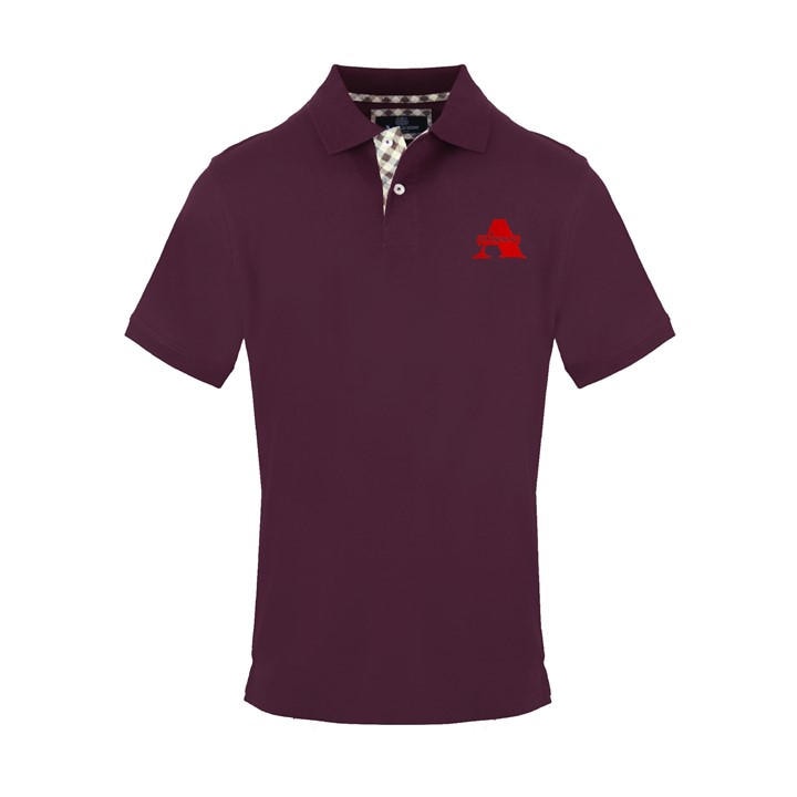 Aquascutum Men's Red Polo Short Sleeve Polo Shirt in Size L, Sports Direct