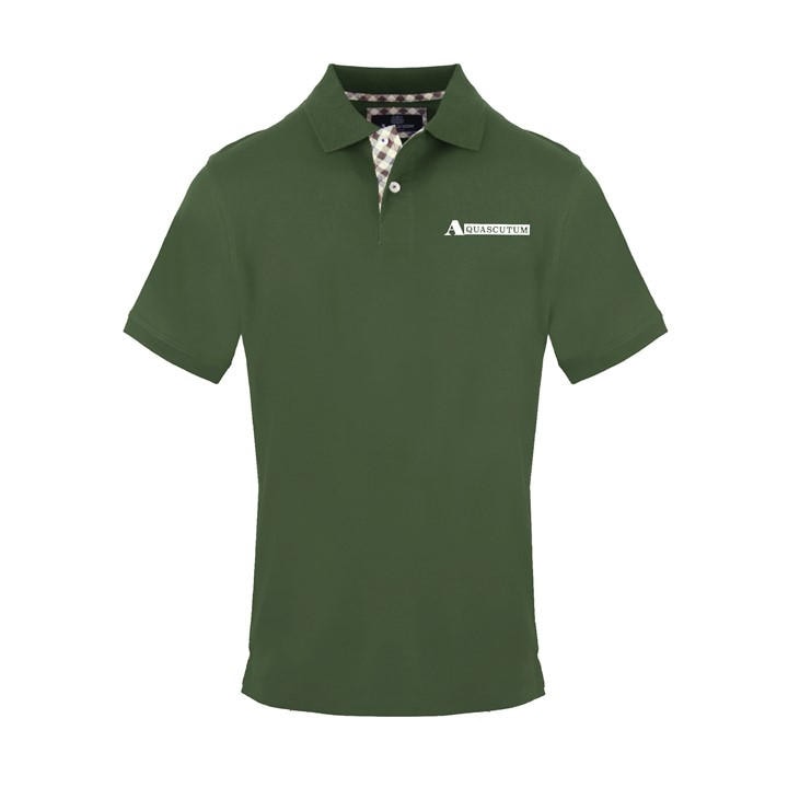 Aquascutum Men's Green Polo Short Sleeve Polo Shirt in Size XL, Sports Direct