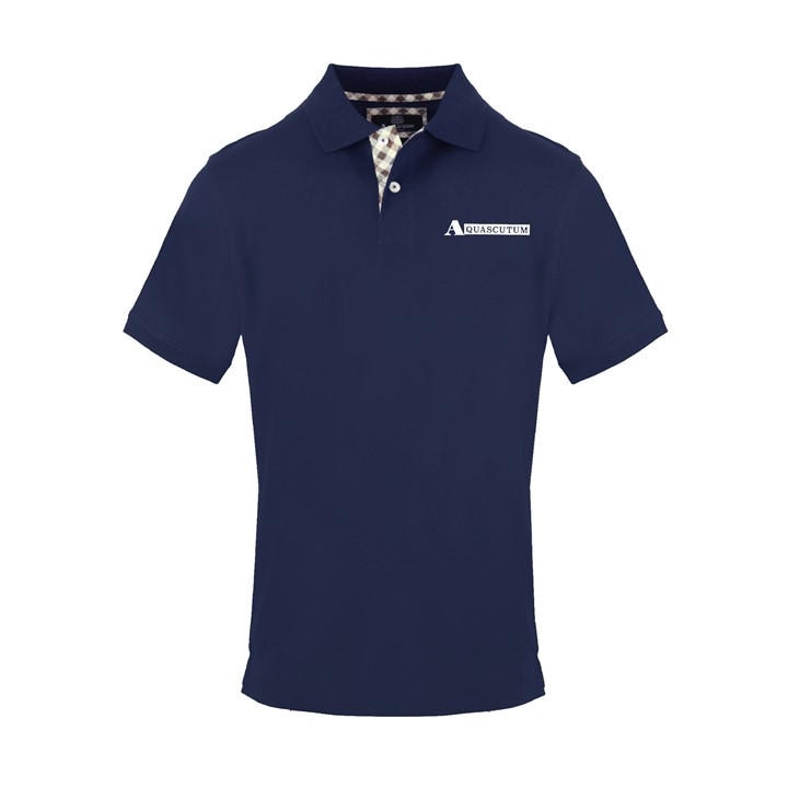 Aquascutum Men's Blue Polo Short Sleeve Polo Shirt in Size XL, Sports Direct