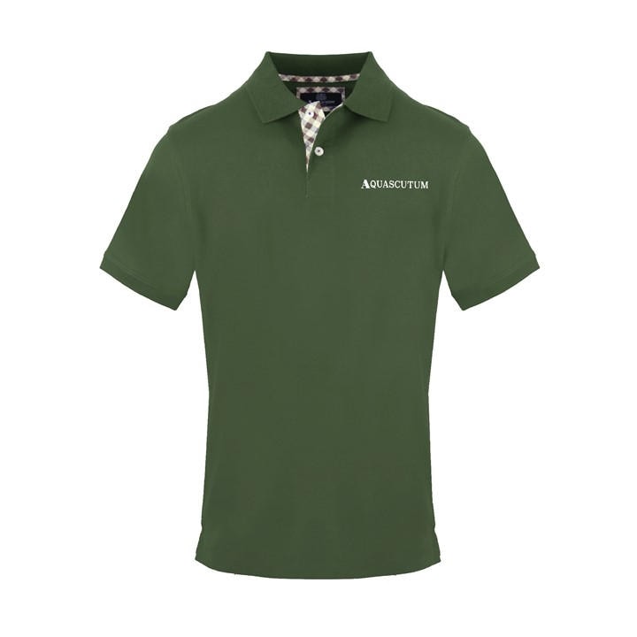 Aquascutum Men's Green Polo Short Sleeve Polo Shirt in Size XL, Sports Direct