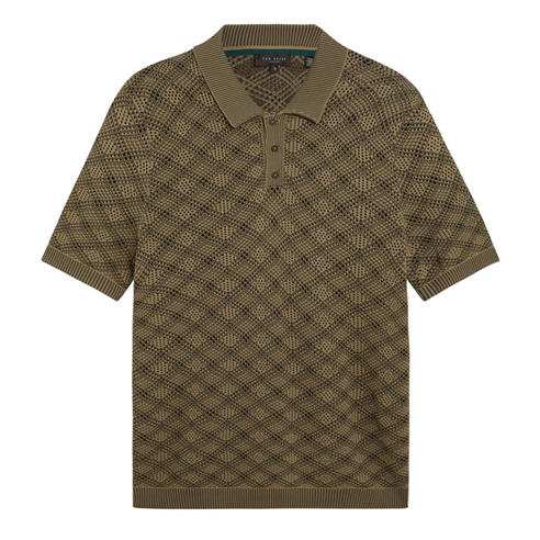 Ted Baker - Men's SS Geo Short Sleeve Polo Shirt