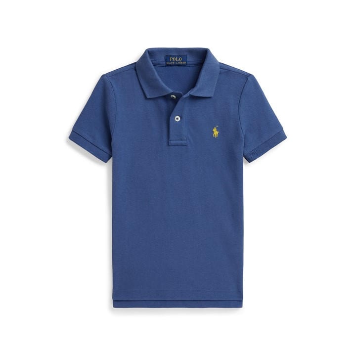 Polo Ralph Lauren Boys Blue Kids' Custom Short Sleeve Polo Shirt in Size 8 - 9 Years, Sports Direct