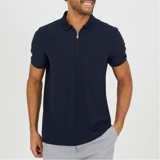 Navy - Brave Soul - Men's Short Sleeve Polo Shirt