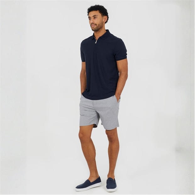 Navy - Brave Soul - Men's Short Sleeve Polo Shirt