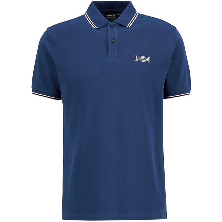 International  Men'  Evan Polo Shirt, Football by Barbour  in Size S, Sports Direct