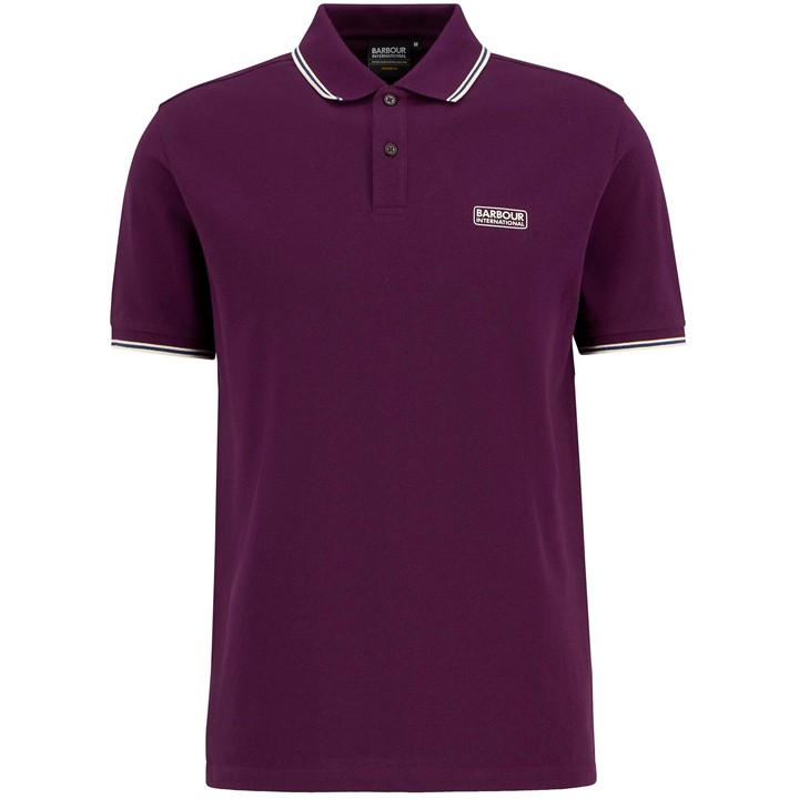 International  Men's  Evan Polo Shirt, Football by Barbour  in Size M, Sports Direct