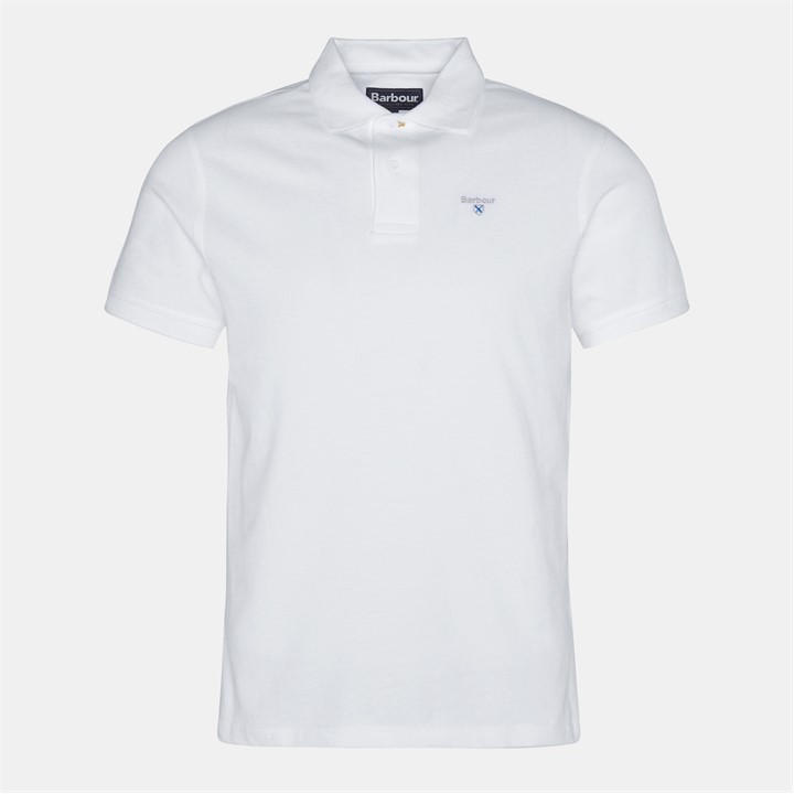 Barbour Men's White Sports Polo Shirt in Size 2XL, Sports Direct