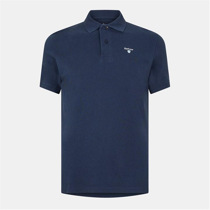 Barbour Men' Blue Sports Polo Shirt in Size S, Sports Direct