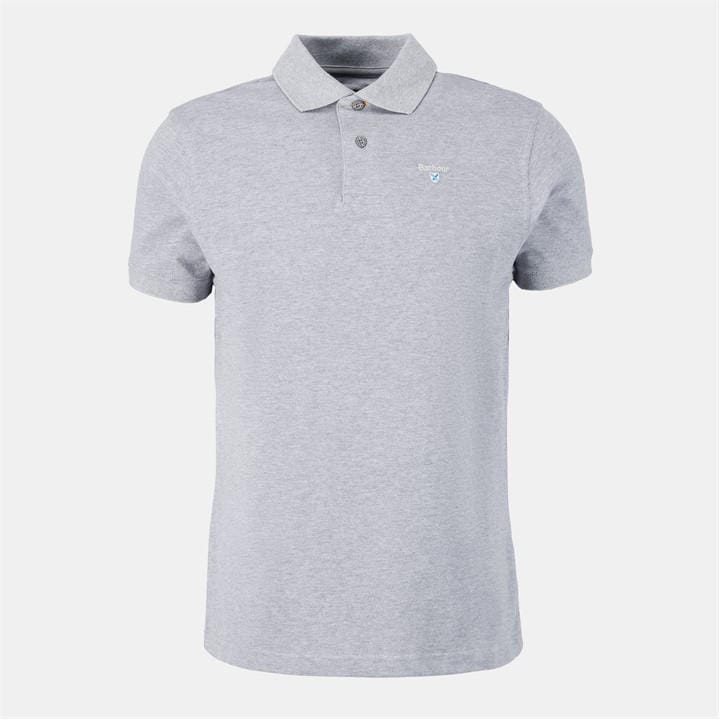 Barbour Men' Grey Sports Polo Shirt in Size S, Sports Direct
