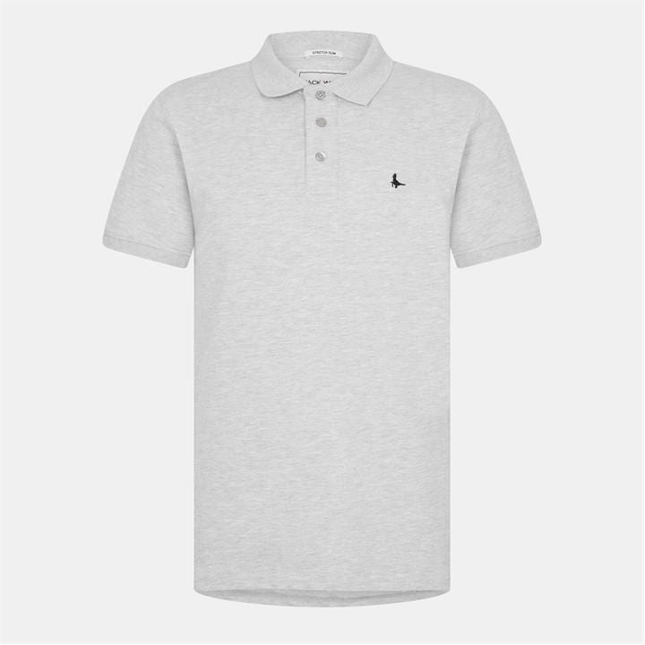 Jack Wills Men's Grey Jack Eaton Stretch Polo in Size XL, Sports Direct