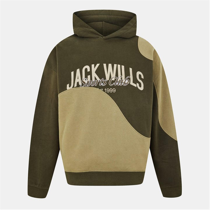 Jack Wills Men's Green Jw Abstract Hoodie in Size XS, Sports Direct