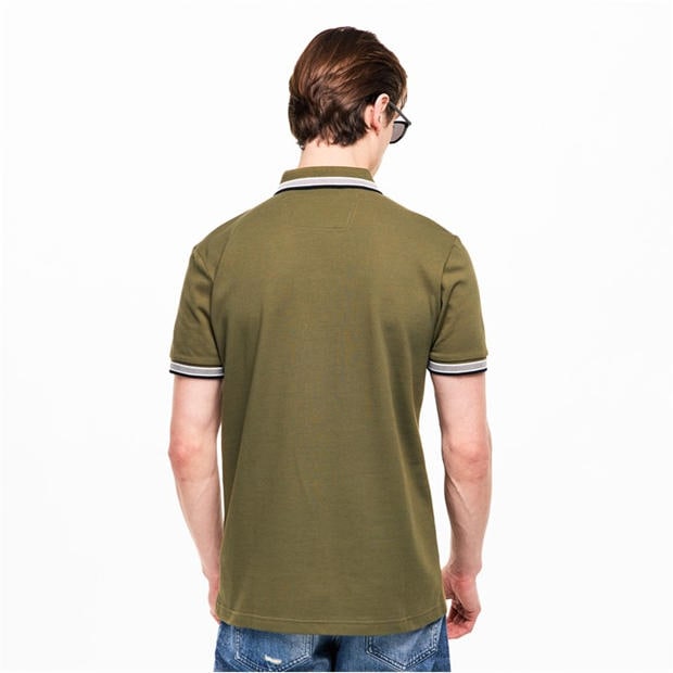 Green 320 - Boss - Mens BOSS GREEN Paddy Polo Shirt with Contrast Tipping