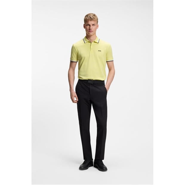 Отворено Зелено 343 - Boss - Mens BOSS GREEN Paddy Polo Shirt with Contrast Tipping