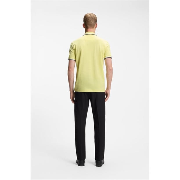 Отворено Зелено 343 - Boss - Mens BOSS GREEN Paddy Polo Shirt with Contrast Tipping