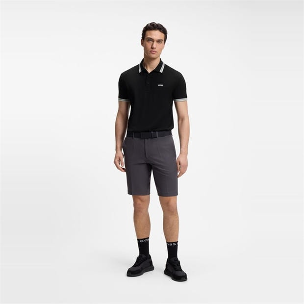 Black - Boss - Mens BOSS GREEN Paddy Polo Shirt with Contrast Tipping
