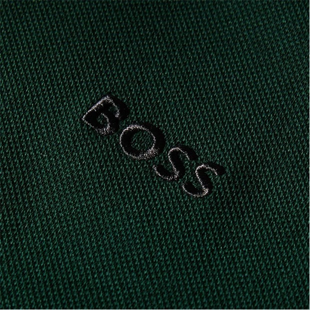 Dark Green 348 - Boss - Mens BOSS GREEN Paddy Polo Shirt with Contrast Tipping