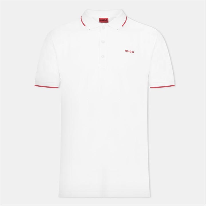 Hugo Men's White Dinoso Polo Shirt in Size XL, Sports Direct