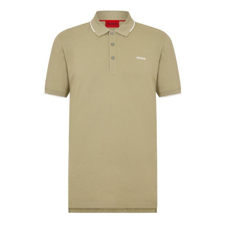 Hugo Men's Green Dinoso Polo Shirt in Size 2XL, Sports Direct