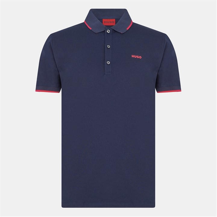 Hugo Men's Blue Dinoso Polo Shirt in Size XS, Sports Direct