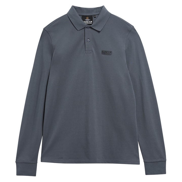 International  Men'  B.int Long Sleeve Po Sn64, Football by Barbour  in Size S, Sports Direct